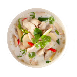 Chicken in Coconut Galangal Soup