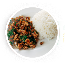Stir-Fried Chicken with Holy Basil