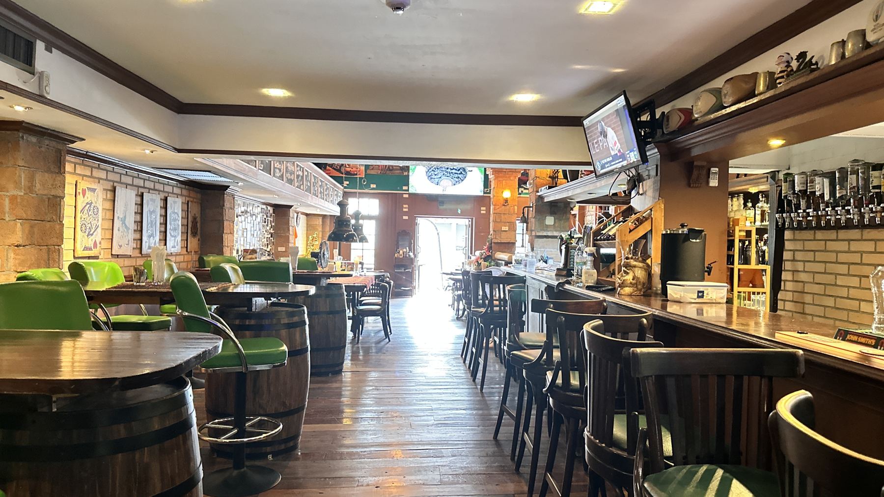Inside The Irish Clock pub, Udon Thani