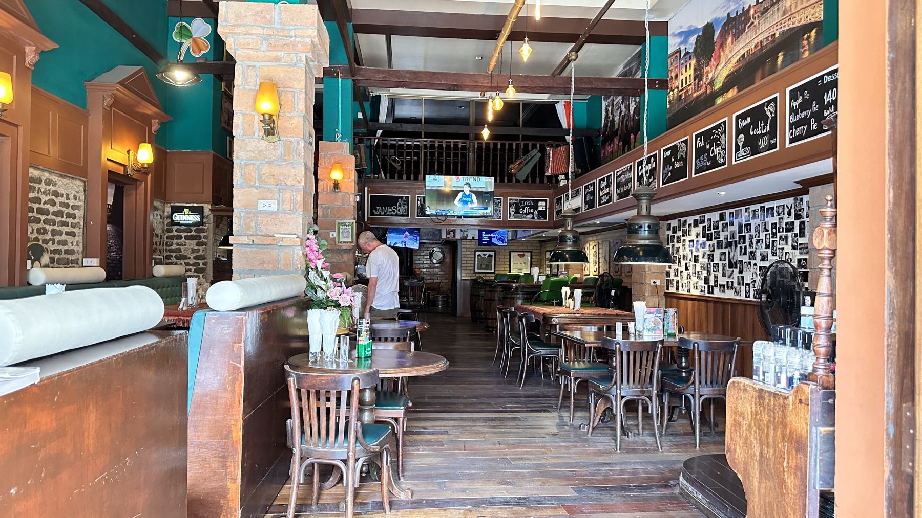 Dining area at The Irish Clock, Udon Thani