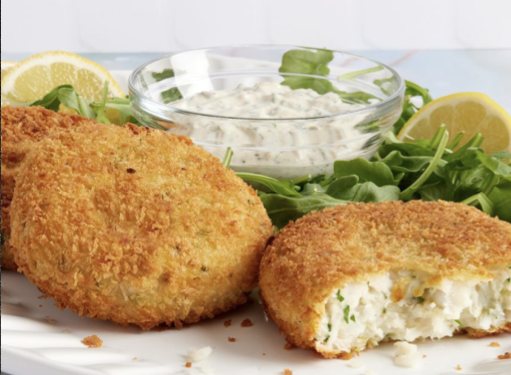 Home made fish cakes