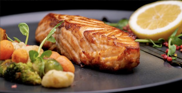 Salmon steak